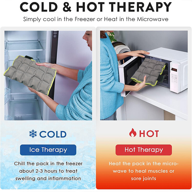 1 многосив самоабсорбиращ се многофункционален пакет с горещ компрес с лед Нагряващ пакет с лед физиотерапия за облекчаване на болката Наколенки
