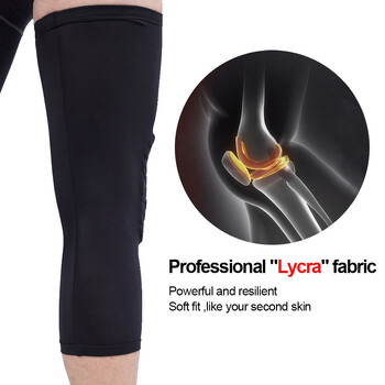 1PC Баскетболни наколенки Sleeve Honeycomb Brace Elastic Kneepad Защитна екипировка Patel Foam Support Volleyball Support Support