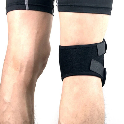 1PC Sports Kneepad Double Patellar Knee Patella Tendon Support Strap Brace Pad Protector Open Knee Wrap Band Fitness