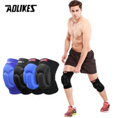 AOLIKES 1 Pair Thicked Football Volleyball Extreme Sports Ski Knee Pads Fitness Gnee Support Προστατευτικό γόνατου ποδηλασίας