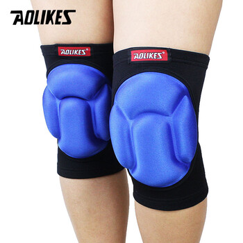 AOLIKES 1 Pair Thicked Football Volleyball Extreme Sports Ski Knee Pads Fitness Gnee Support Προστατευτικό γόνατου ποδηλασίας