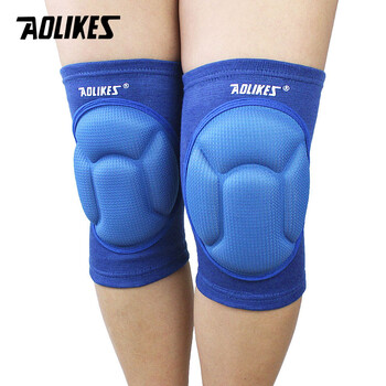 AOLIKES 1 Pair Thicked Football Volleyball Extreme Sports Ski Knee Pads Fitness Gnee Support Προστατευτικό γόνατου ποδηλασίας