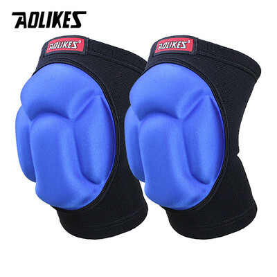 AOLIKES 1 Pair Thicked Football Volleyball Extreme Sports Ski Knee Pads Fitness Gnee Support Προστατευτικό γόνατου ποδηλασίας