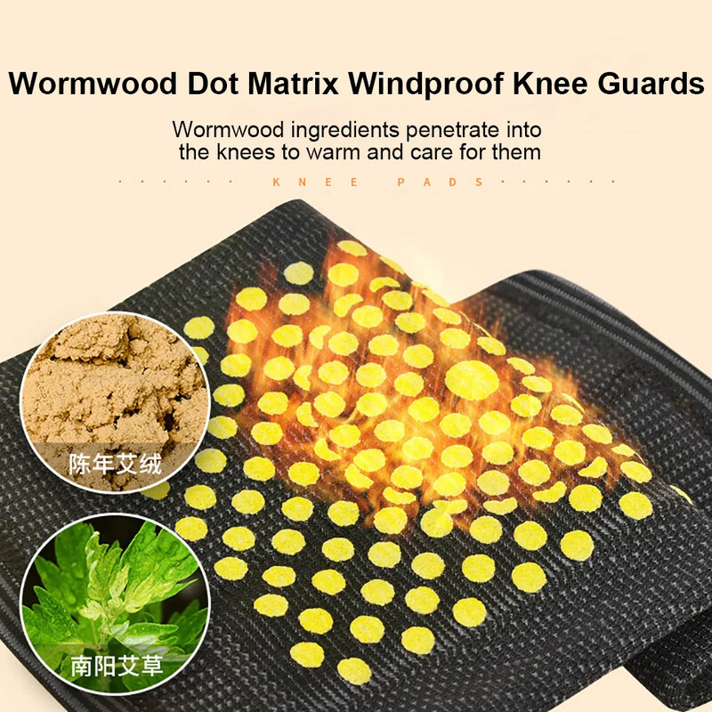 1 чифт пелин самонагряваща се превръзка наколенка наколенка нагревател за крака при ревматизъм артрит болки в ставите подобряват кръвообращението