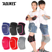 AOLIKES 1 Pair Kids Χοντρό σφουγγάρι Γόνατο Στήριγμα Χορού Βόλεϊ Τένις Επιγονατίδες Αθλητικά Γυμναστήρια Επιγονατίδες Παιδική Προστασία Γόνατου