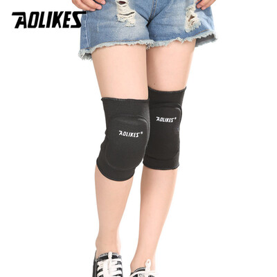 AOLIKES 1 Pair Kids Χοντρό σφουγγάρι Γόνατο Στήριγμα Χορού Βόλεϊ Τένις Επιγονατίδες Αθλητικά Γυμναστήρια Επιγονατίδες Παιδική Προστασία Γόνατου