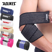 AOLIKES 1 ΤΕΜ. Μπάσκετ Μπάσκετ Μπάντμιντον Αγκώνας Αντισφαίρισης Αστραγάλου Στήριγμα Περιτύλιγμα Ελαστικό Γυμναστήριο Αθλητικό Επίδεσμος Γυμναστικής αγκώνας
