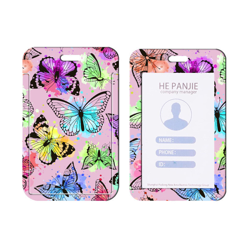 20 malih svježih cvjetnih ručnih kliznih omota, držača ID-a na zalihi, leptira, zvjezdanog neba, UV držača kartice za digitalni ispis