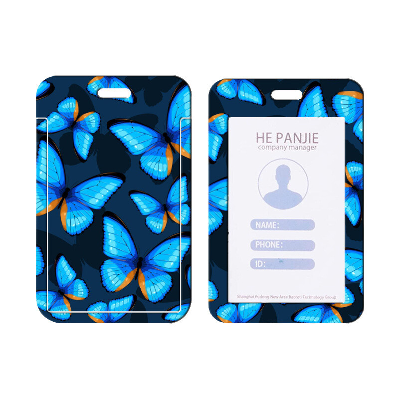 20 malih svježih cvjetnih ručnih kliznih omota, držača ID-a na zalihi, leptira, zvjezdanog neba, UV držača kartice za digitalni ispis