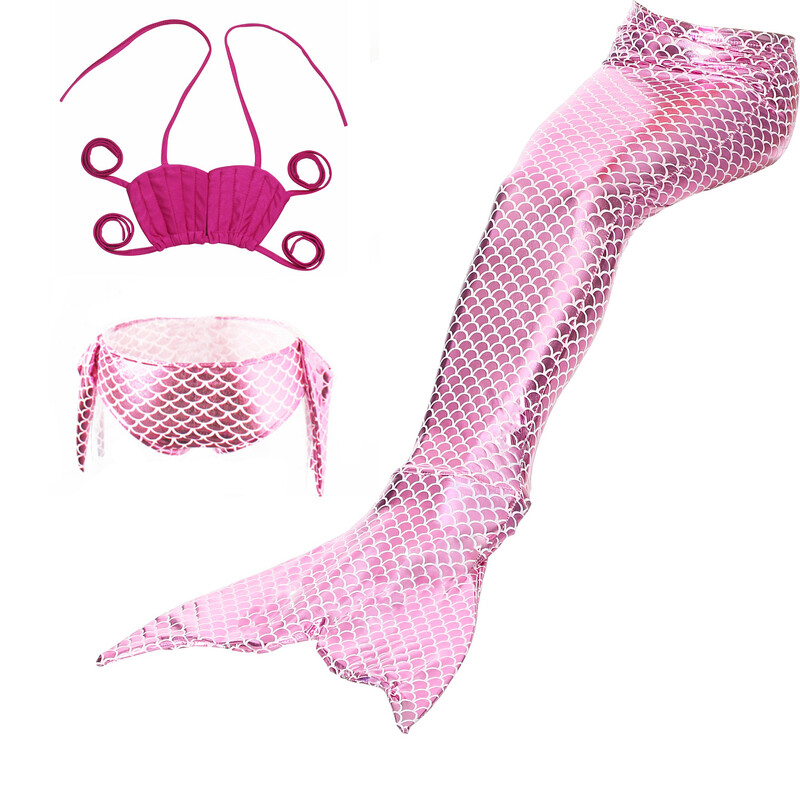 Mermaid maudymosi kostiumėliai užsienio prekyba maudymosi kostiumėliai vaikiškas eksportinis bikinis Europos ir Amerikos vaikiškų maudymosi kostiumėlių komplektas moteriškas bikinio trijų dalių komplektas