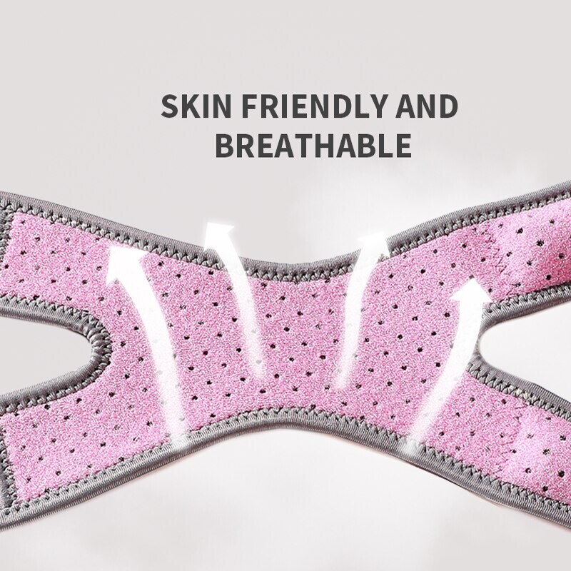 Каишка за коляно Поддръжка на сухожилие на патела Един размер Дишащи спортни регулируеми наколенки за мъже и жени Един размер