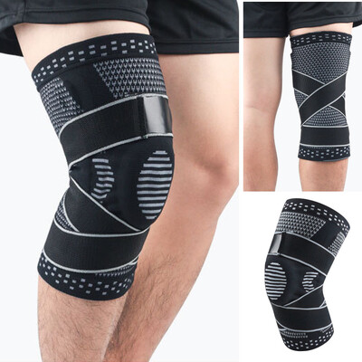 1PC Volleyball Soccer Sports Knee Pads for Gym, Powerlifting,Crossfit Knee Guard Support Sleeve Support Protection Pain, Arthrosis