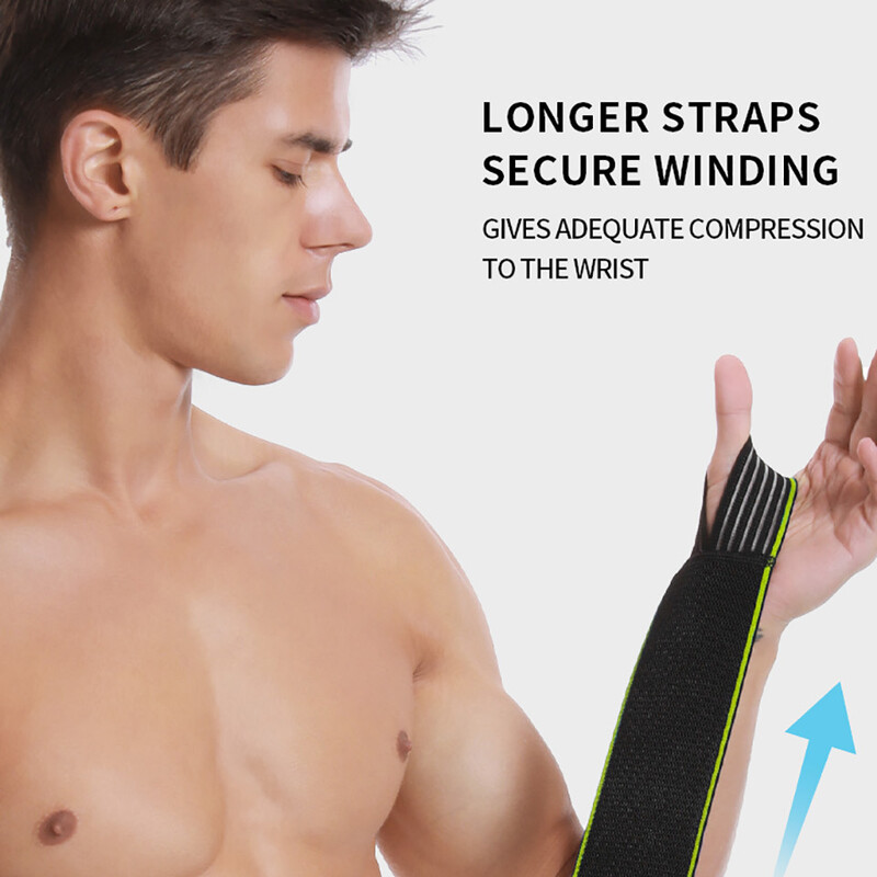 1 бр. Лента за китка Поддръжка на китката Вдигане на тежести Фитнес зала Обучение Поддръжка на китката Каишка за скоба Увийте лента за скоба за китка Crossfit Powerlifting