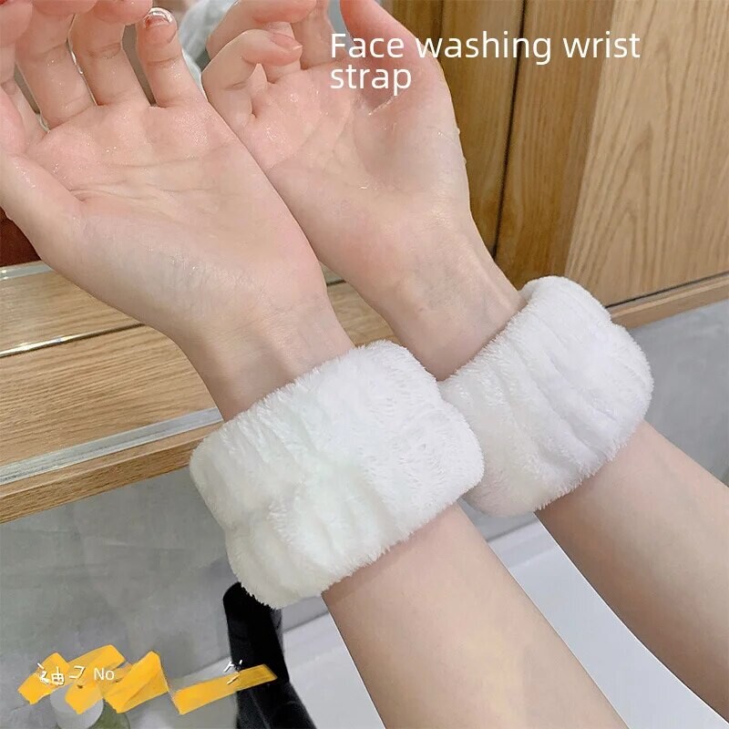 Устойчив на пот предпазител за китката Водоустойчива гумена лента Спорт за къпане Поглъщащ потта ръкав Защита за китката Баскетбол Бягане