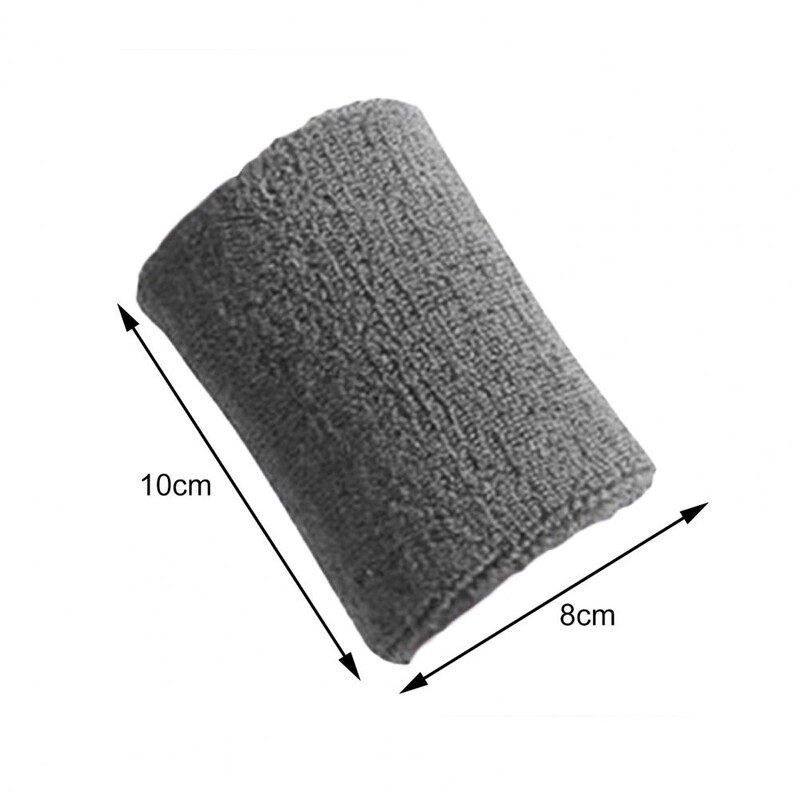 1 бр. Маншет Лека памучна прежда Мъже Жени Спорт Тенис Бадминтон Лента за пот Поглъщаща потта Поддръжка на китката Каишка за китка