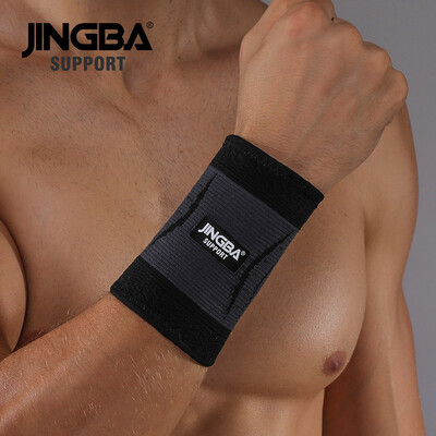 JINGBA SUPPORT 1 ΤΕΜ. Nylon Wristband Support Fitness Επίδεσμος Υποστήριξη καρπού Προστατευτικός εξοπλισμός ανδρικό λουράκι για τένις Badminton