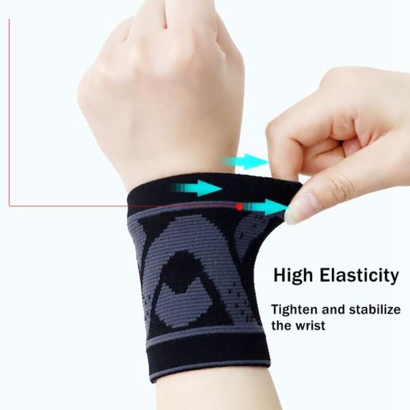 1 БР. Унисекс спортна лента за пот, лента за пот, протектор за китката, бягане, бадминтон, баскетболна скоба, платнени ленти за пот