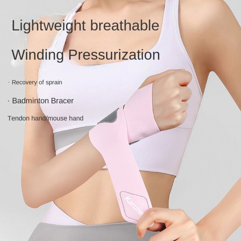 Спандекс Спортен предпазител за китката Тендинит при изкълчване на китката със закопчалка Лента за китка Ултратънка опора за китката