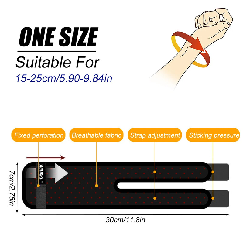 1 kom. Steznica za zapešće, kompaktna narukvica, kompresijska traka, potpora za vježbanje, tenis, dizanje utega, tendonitis, karpalno ublažavanje bolova