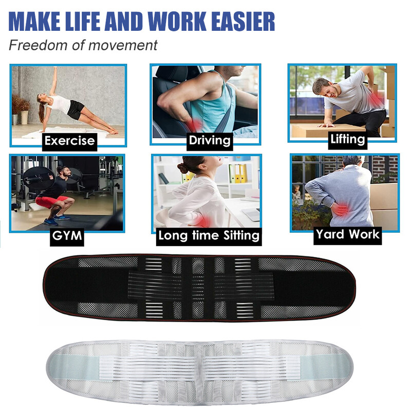 Hingav seljatugi naiste ja meeste alaseljavalu leevendamiseks – vöökoha nimmepiirkonna alaselja tugivöö ishiase, herniaalse ketta jaoks