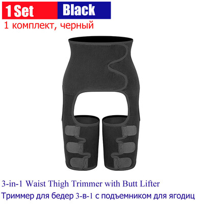 MTATMT Sweat Waist Trimmer Thigh Trimmer για Γυναικεία Προπόνηση Γυμναστικής Γυμναστικής Ζώνη Shapewear 3 σε 1 ρυθμιζόμενη ζώνη