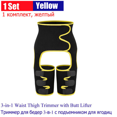 MTATMT Sweat Waist Trimmer Thigh Trimmer για Γυναικεία Προπόνηση Γυμναστικής Γυμναστικής Ζώνη Shapewear 3 σε 1 ρυθμιζόμενη ζώνη