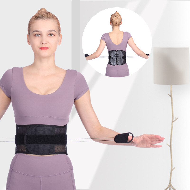 1 дизайн за опора на лумбален диск, дишащ мрежест материал за ежедневна защита на талията, дишащ мрежест протектор на талията