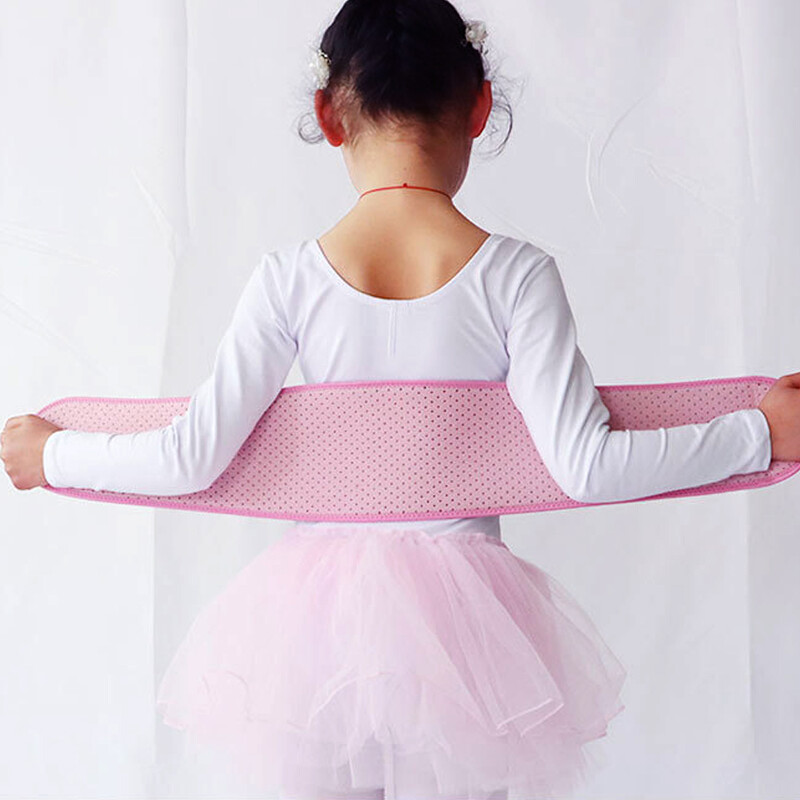 1 бр. Детски регулируем колан за кръста Поддържаща скоба за балетни танци Протектор за коремна лента за гърба
