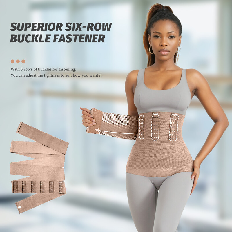 Дамски колан за подстригване на талията Tummy Control Waist Cincher Wrap Abdomen Slimming Shaper