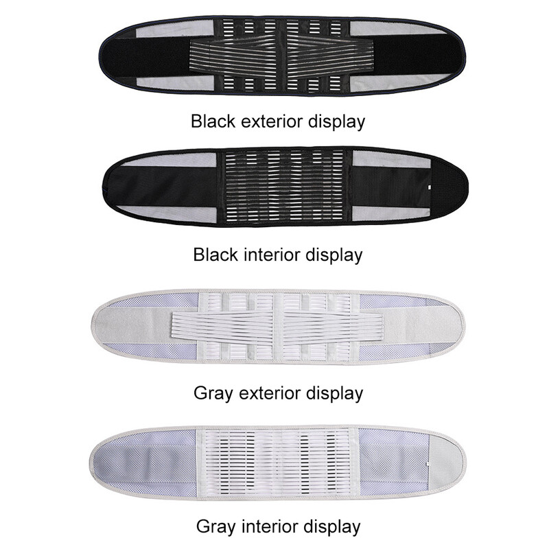1 бр. Поддръжка на талията с лумбална подложка за облекчаване на болките в долната част на гърба Колан за гърба Противоплъзгащ се, дишащ за дискова херния, ишиас