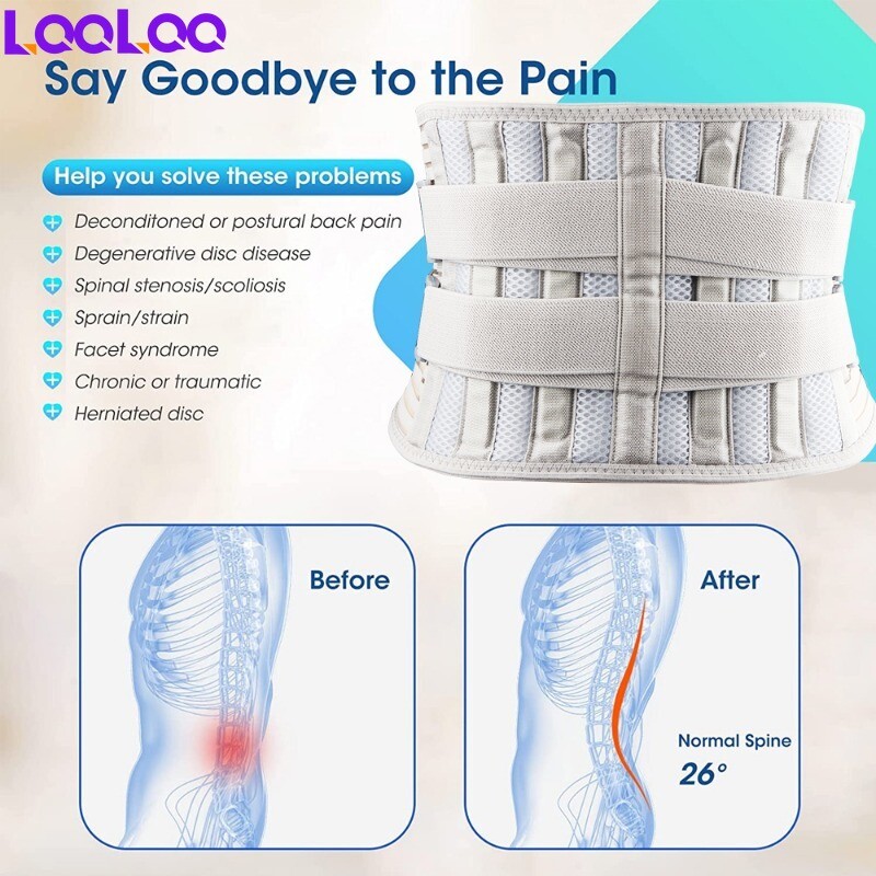 1 бр. Поддържащ колан за скоби за болки в гърба, баскетбол, футбол, волейбол, регулируеми поддържащи презрамки с лумбална подложка за мъже и жени
