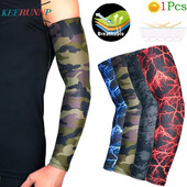 1 Buc Maneci Protectie UV Soare pentru Femei Barbati Tineret - Tatuaj Maneca Acoperire Brate - UPF 50 Sport Compresie Maneca de racire