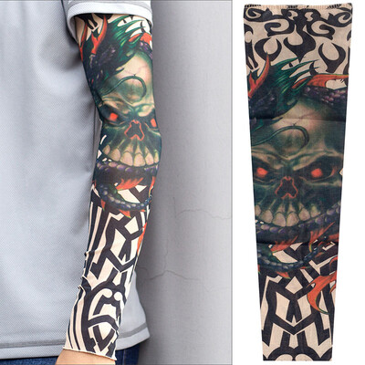 Tatuiruotės aušinimo rankovių dangtelis vyrams ir moterims, 3D tatuiruotės rankovės, krepšinis, golfo sportas, UV apsauga nuo saulės vasaros rankų šildytuvai