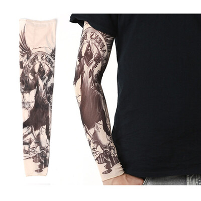 Tatuiruotės aušinimo rankovių dangtelis vyrams ir moterims, 3D tatuiruotės rankovės, krepšinis, golfo sportas, UV apsauga nuo saulės vasaros rankų šildytuvai