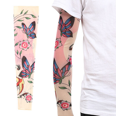 Tatuiruotės aušinimo rankovių dangtelis vyrams ir moterims, 3D tatuiruotės rankovės, krepšinis, golfo sportas, UV apsauga nuo saulės vasaros rankų šildytuvai