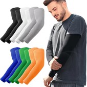 4 ζεύγη Unisex Αντιηλιακά μανίκια Βραχίονας Αναπνεύσιμα Ψυκτικά Καλύμματα Βραχίονων για Υπαίθριες Δραστηριότητες Ποδηλασία Τρέξιμο Ορειβασία