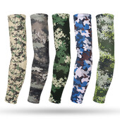 Στρατιωτικά Tactical Army Camouflage μανίκια βραχίονα για άνδρες Γυναικεία Cool Sun UV προστατευτικά μανίκια Υπαίθρια αθλητική μανσέτα Κάλυμμα βραχιόνων Θερμάνσεις