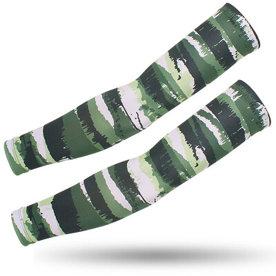 Στρατιωτικά Tactical Army Camouflage μανίκια βραχίονα για άνδρες Γυναικεία Cool Sun UV προστατευτικά μανίκια Υπαίθρια αθλητική μανσέτα Κάλυμμα βραχιόνων Θερμάνσεις