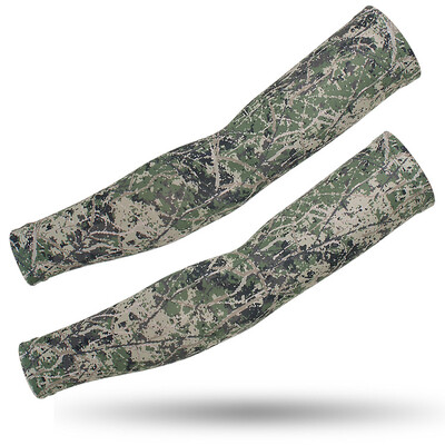 Στρατιωτικά Tactical Army Camouflage μανίκια βραχίονα για άνδρες Γυναικεία Cool Sun UV προστατευτικά μανίκια Υπαίθρια αθλητική μανσέτα Κάλυμμα βραχιόνων Θερμάνσεις