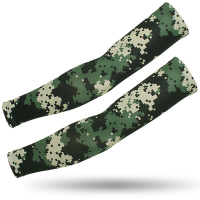 Στρατιωτικά Tactical Army Camouflage μανίκια βραχίονα για άνδρες Γυναικεία Cool Sun UV προστατευτικά μανίκια Υπαίθρια αθλητική μανσέτα Κάλυμμα βραχιόνων Θερμάνσεις