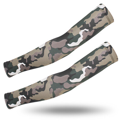 Στρατιωτικά Tactical Army Camouflage μανίκια βραχίονα για άνδρες Γυναικεία Cool Sun UV προστατευτικά μανίκια Υπαίθρια αθλητική μανσέτα Κάλυμμα βραχιόνων Θερμάνσεις