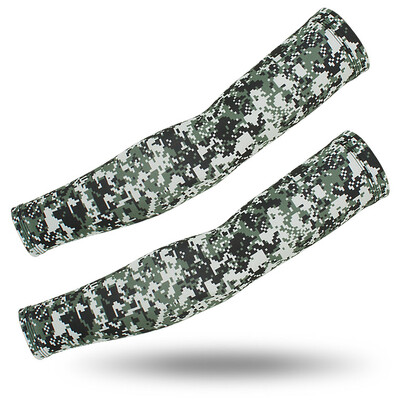 Στρατιωτικά Tactical Army Camouflage μανίκια βραχίονα για άνδρες Γυναικεία Cool Sun UV προστατευτικά μανίκια Υπαίθρια αθλητική μανσέτα Κάλυμμα βραχιόνων Θερμάνσεις