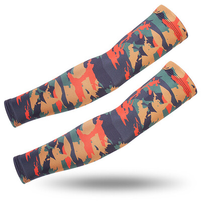 Στρατιωτικά Tactical Army Camouflage μανίκια βραχίονα για άνδρες Γυναικεία Cool Sun UV προστατευτικά μανίκια Υπαίθρια αθλητική μανσέτα Κάλυμμα βραχιόνων Θερμάνσεις