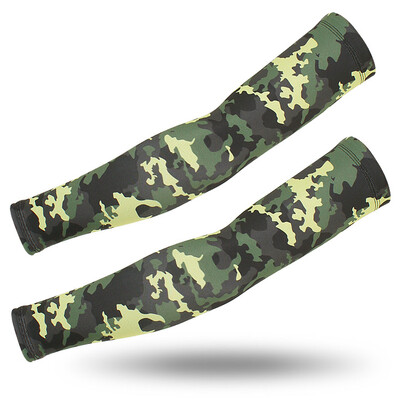 Στρατιωτικά Tactical Army Camouflage μανίκια βραχίονα για άνδρες Γυναικεία Cool Sun UV προστατευτικά μανίκια Υπαίθρια αθλητική μανσέτα Κάλυμμα βραχιόνων Θερμάνσεις
