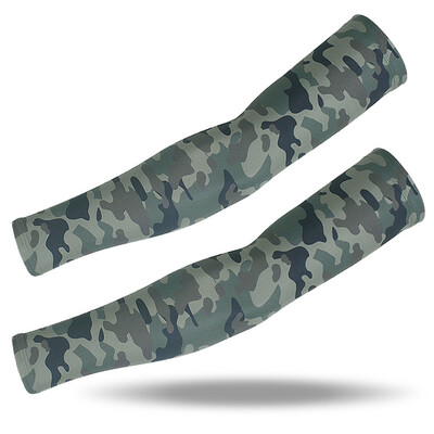 Στρατιωτικά Tactical Army Camouflage μανίκια βραχίονα για άνδρες Γυναικεία Cool Sun UV προστατευτικά μανίκια Υπαίθρια αθλητική μανσέτα Κάλυμμα βραχιόνων Θερμάνσεις