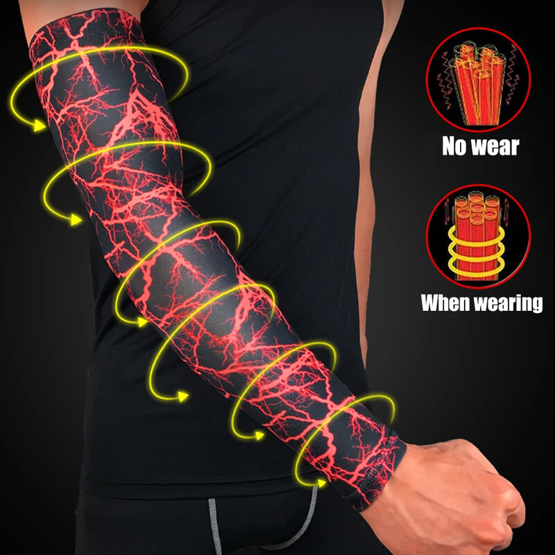 1 kom rukava za ruke za muškarce Žene UV zaštita Hlađenje Tattoo Cover Up Sleeve Neklizajuća ledena svilena navlaka za ruke za odrasle