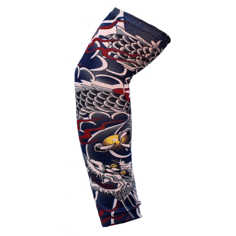 1 KOM Muški dugi ljetni rukavi za tetoviranje Bešavni štitnik za ruke Prekrivač za zaštitu od sunca Vanjske rukavice za vožnju Ledena svila Ženski rukavi za ruke