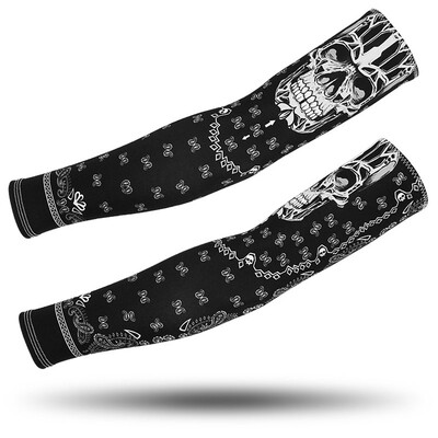 Μανίκια UV Solar Arm Paisley Game Warmers, Cycling Mans, Quick Dry, Sport Gaming Tattoo Sleeve, Ebow Pad, Cover