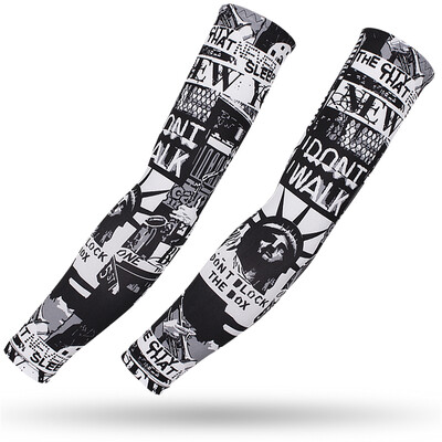 Μανίκια UV Solar Arm Paisley Game Warmers, Cycling Mans, Quick Dry, Sport Gaming Tattoo Sleeve, Ebow Pad, Cover