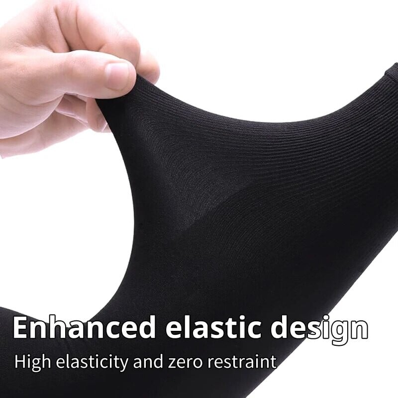 1 чифт летни ръкави за пръсти Ice Cool Носещи високоеластични лакътни пружини за езда на открито Риболов без пръсти Персонализиран ръкав от ледена коприна